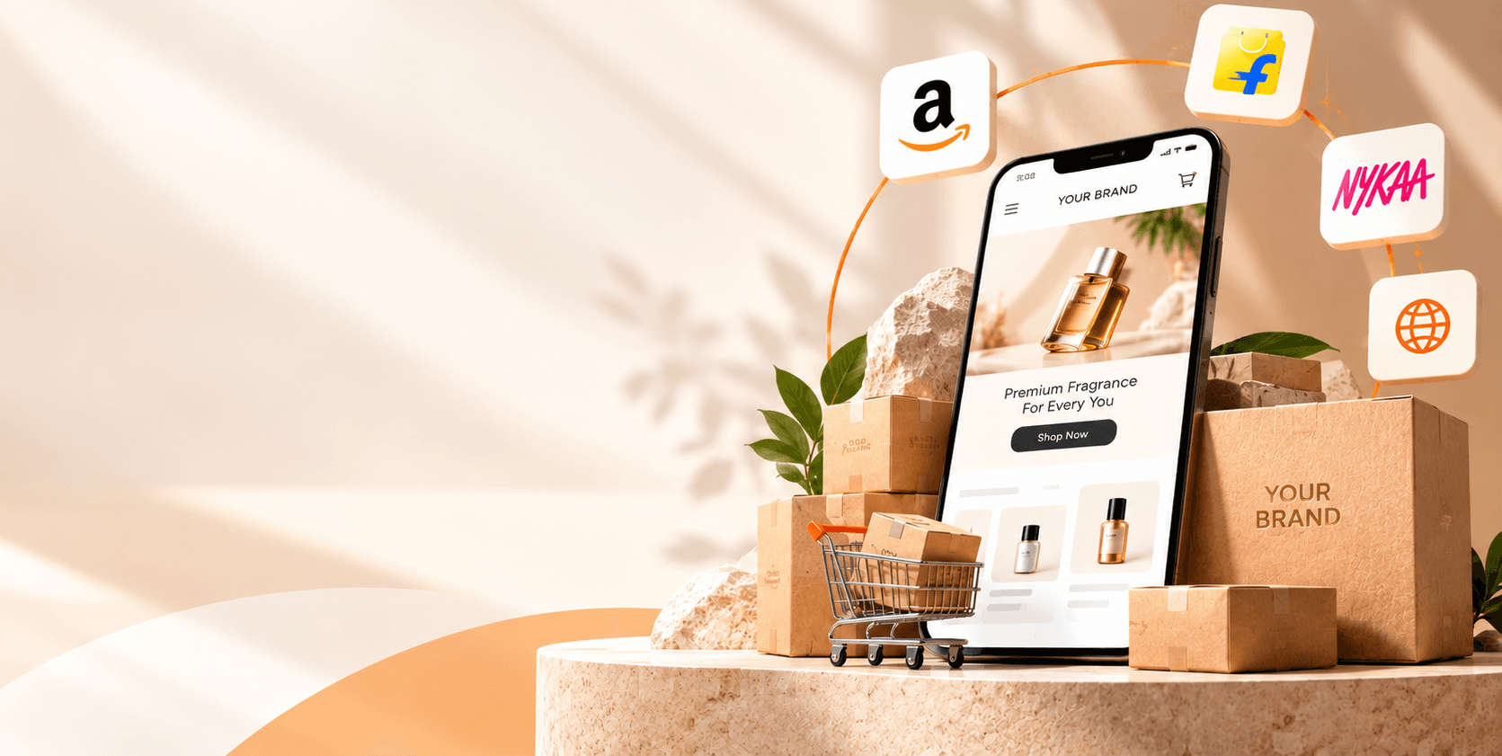 Sell on Amazon, Flipkart and Nykaa